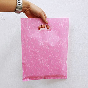 알사탕 링 비닐쇼핑백PE 비닐쇼핑백100장 단위4가지 사이즈